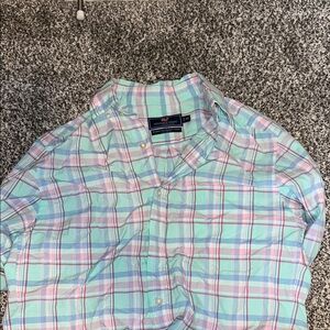 Vineyard Vines Multicolor Plaid Button Down Shirt